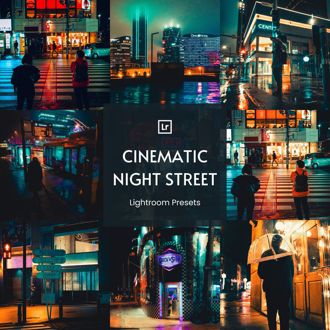 Cinematic Night Street Lightroom Presets Hover Image