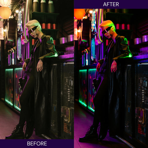 Cyberpunk Lightroom Presets