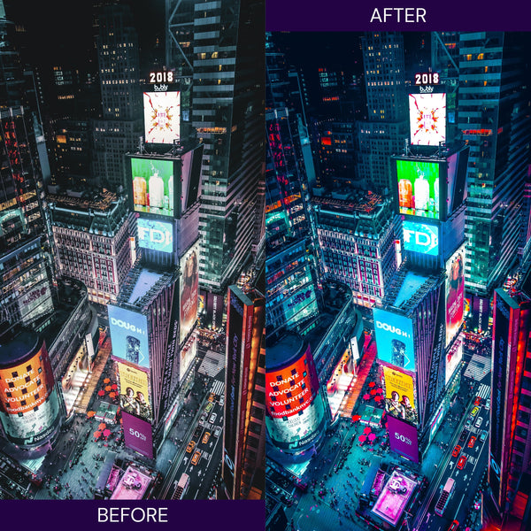 Cyberpunk Lightroom Presets