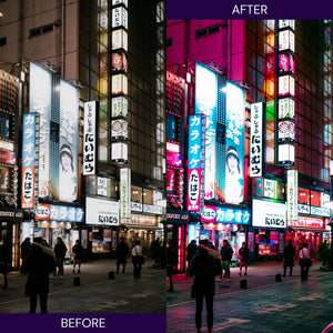 Cyberpunk Lightroom Presets