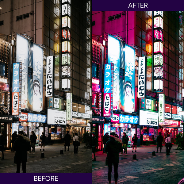 Cyberpunk Lightroom Presets