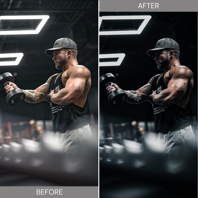 Gym Workout Lightroom Presets Main Image