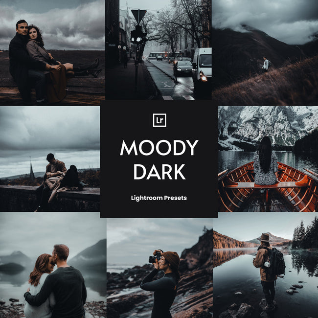 Moody Dark Lightroom Presets Hover Image