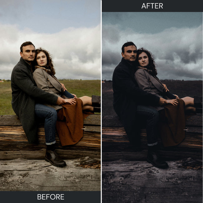 Moody Dark Lightroom Presets Main Image