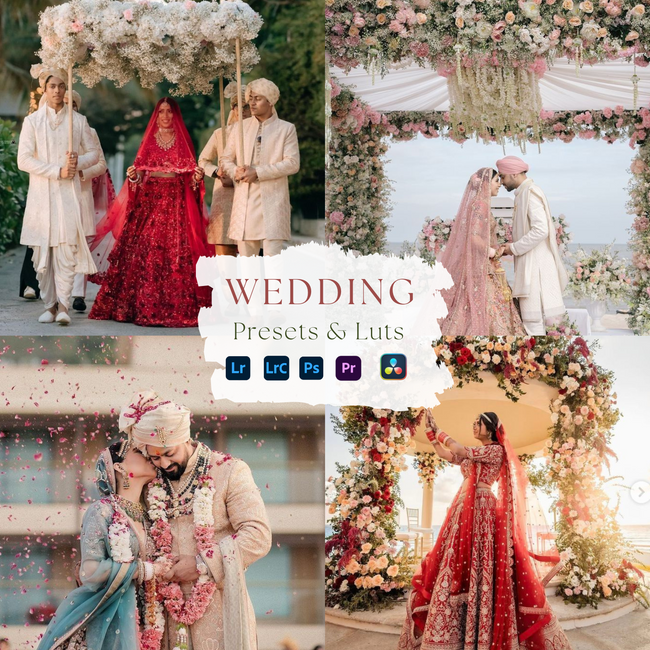 10 Luxury Wedding Lightroom Presets Hover Image